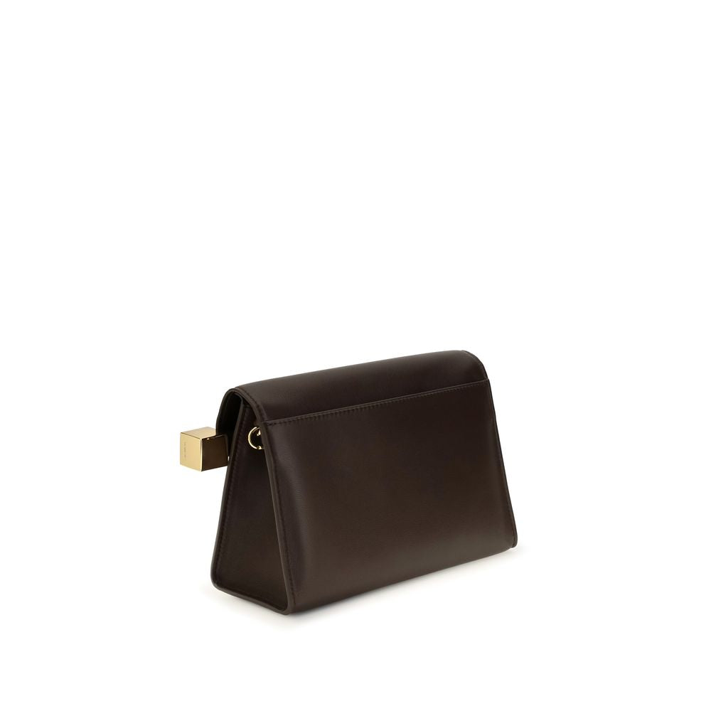 Jacquemus Brown Rond Carré Clutch Bag