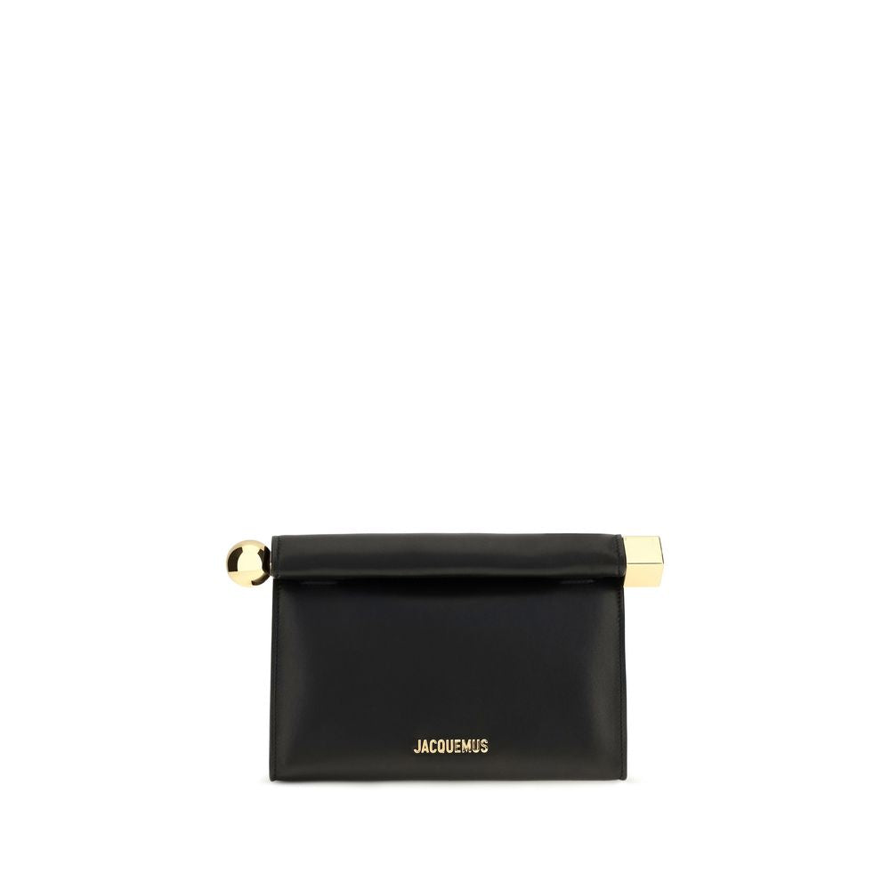 Jacquemus Black  Rond Carré  Clutch Bag