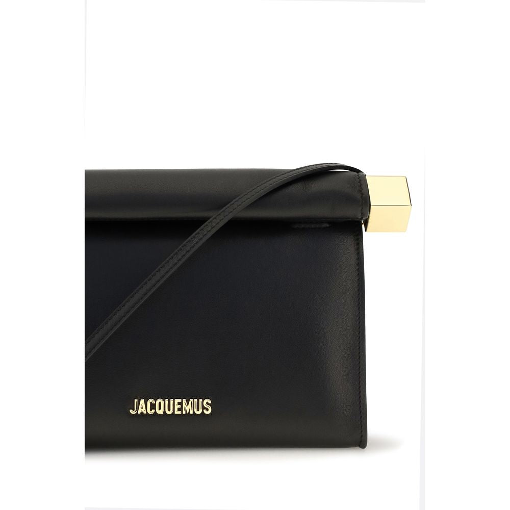 Jacquemus Black  Rond Carré  Clutch Bag