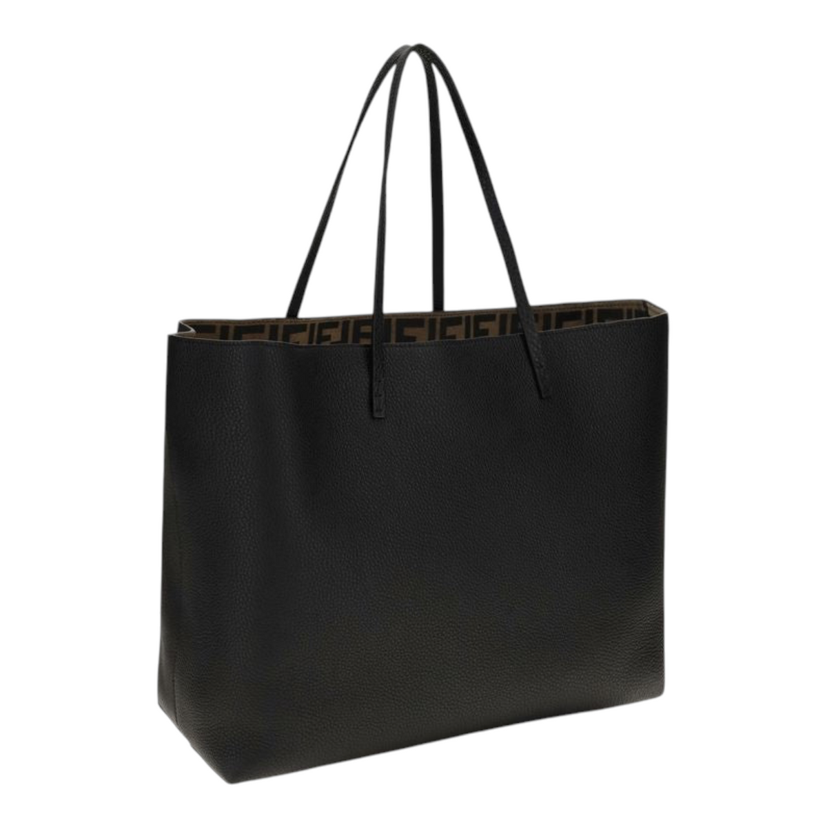 Fendi Roll Roman Tote Bag Black