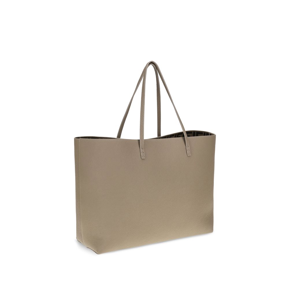 Fendi Beige Roll Roman Tote Bag