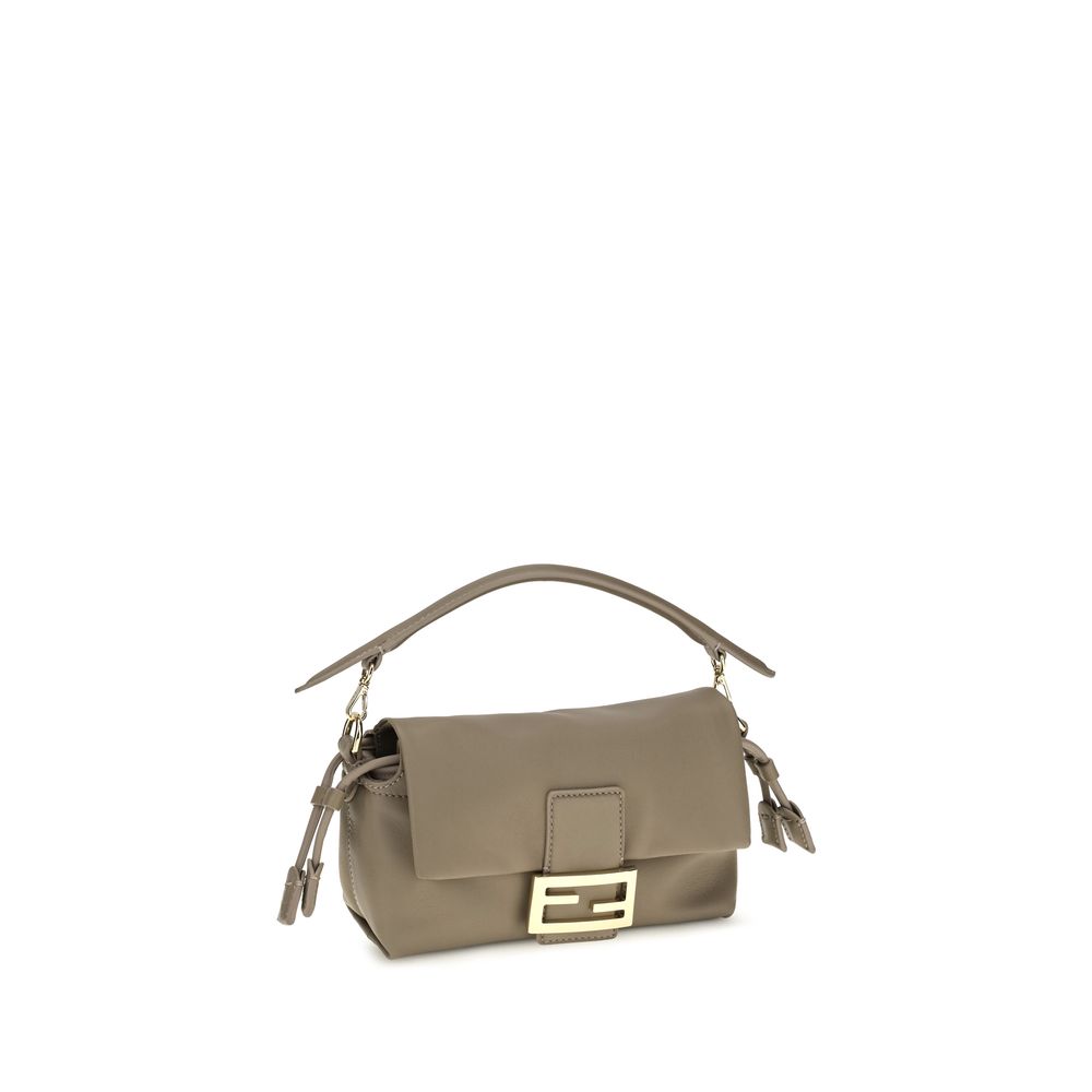 Fendi Beige Small Baguette  Shoulder Bag
