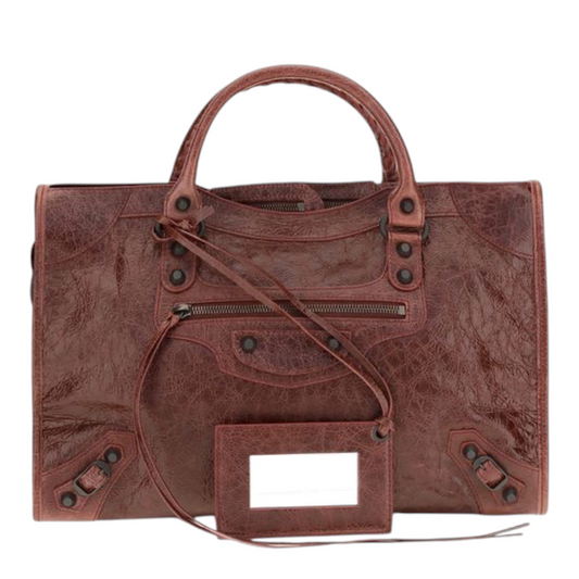 Balenciaga Le City Medium Shoulder Bag Red