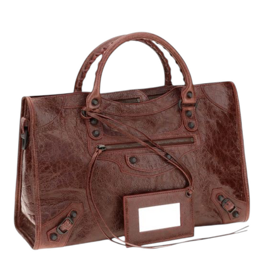 Balenciaga Le City Medium Shoulder Bag Red