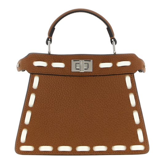 Fendi Peekaboo ISeeU Handbag Brown