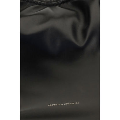 Brunello Cucinelli Boule Bolso de Hombro Negro
