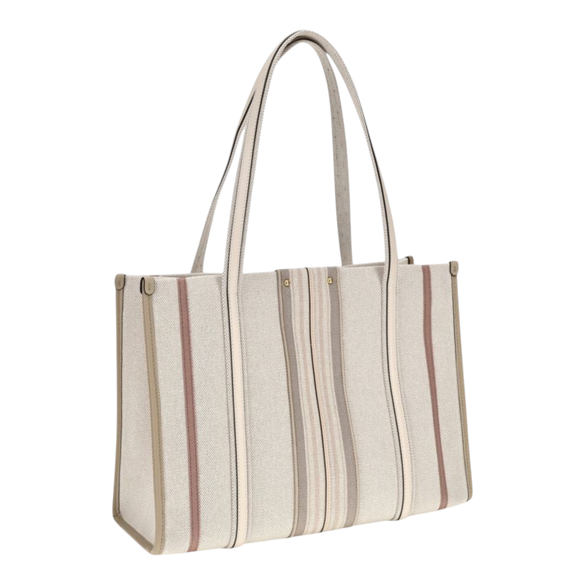 Chloé Woody Loop canvas Bolso Tote Rayas