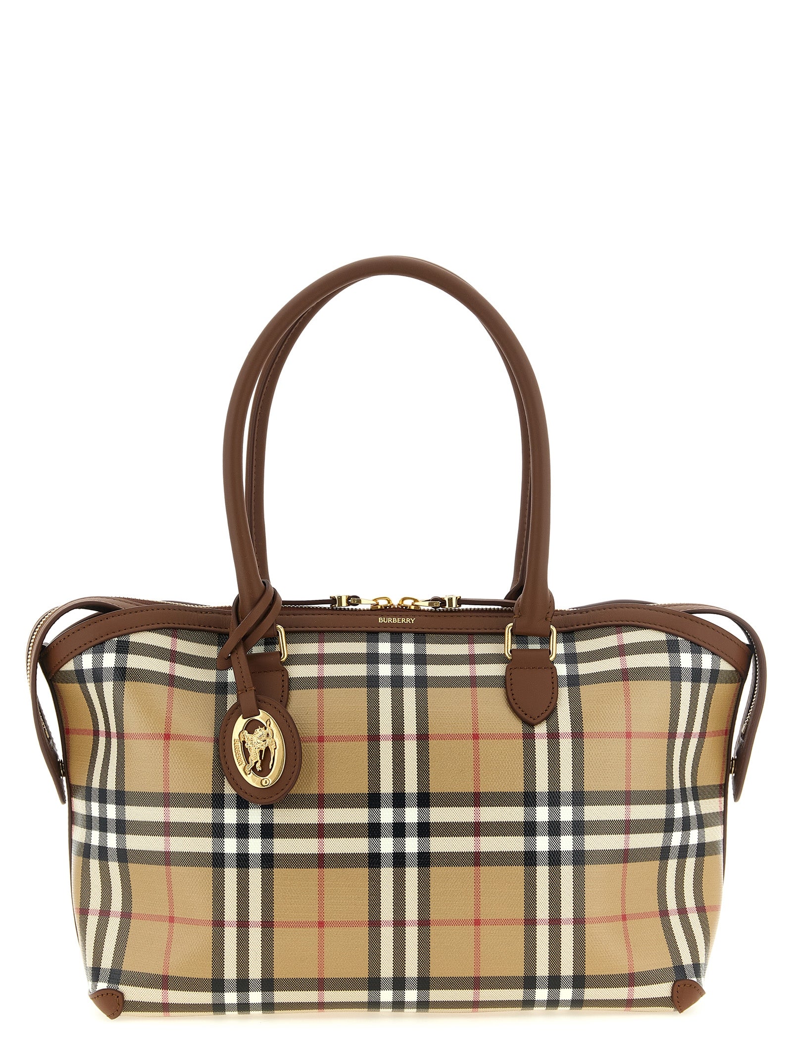 Burberry Beige Small Tote Bag