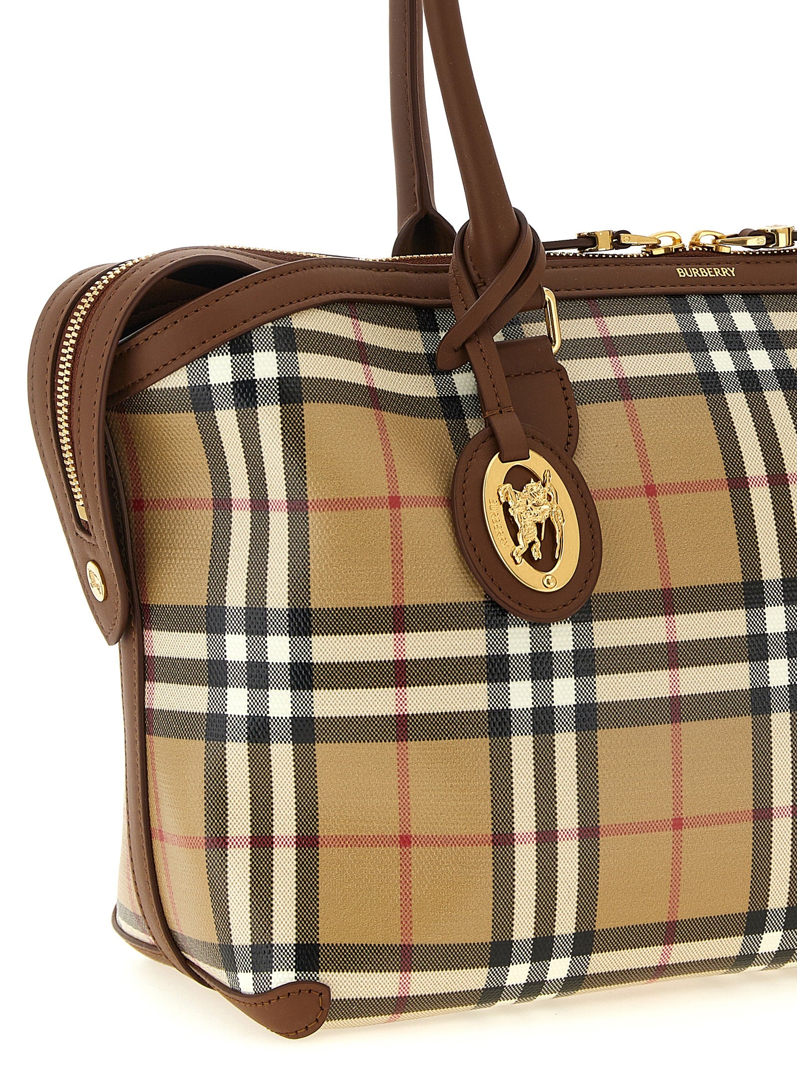 Burberry Beige Small Tote Bag