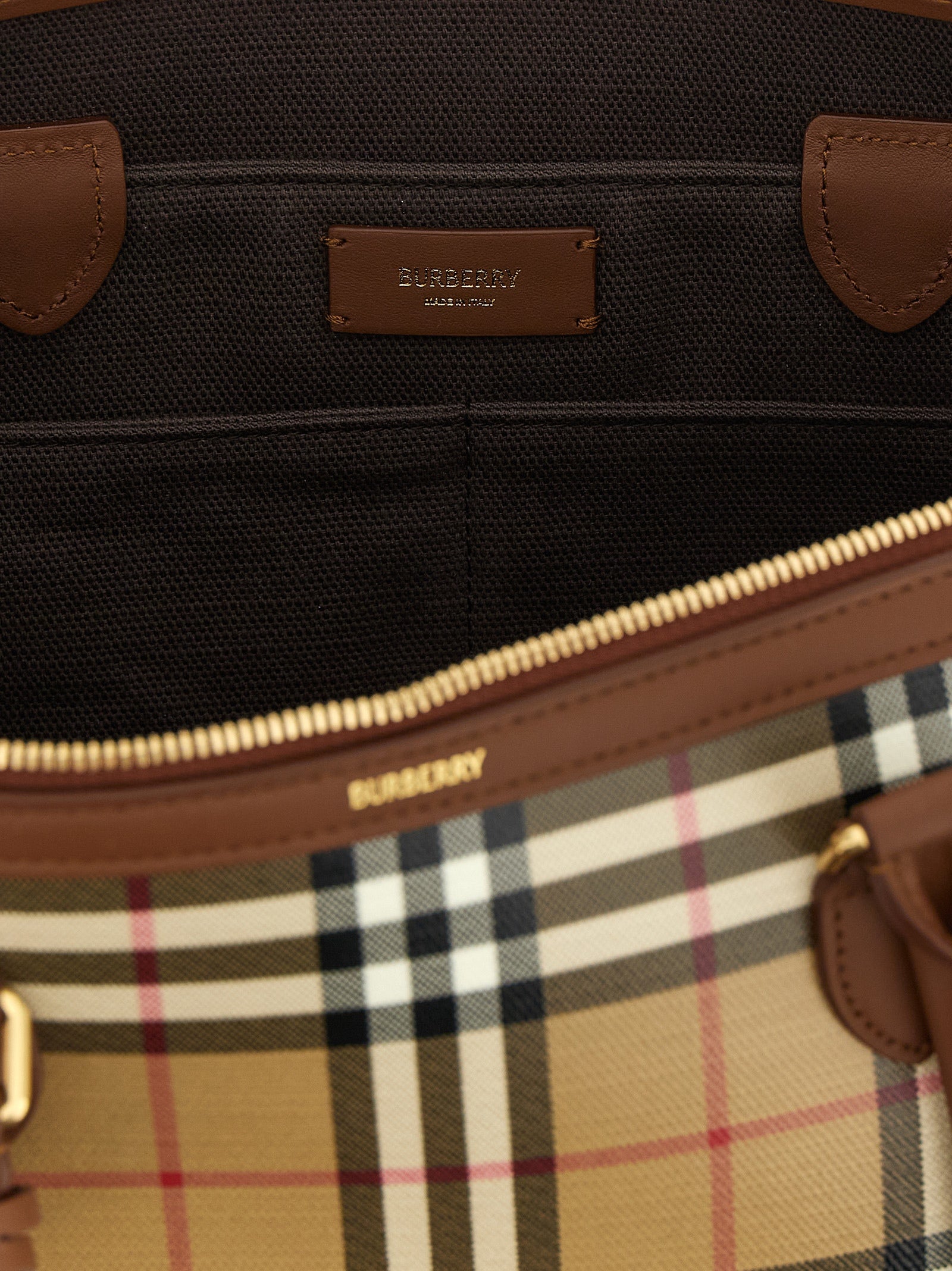 Burberry Beige Small Tote Bag