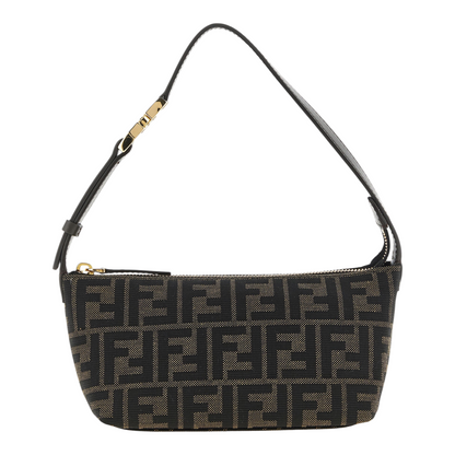 Fendi Vanity Clutch Marrón