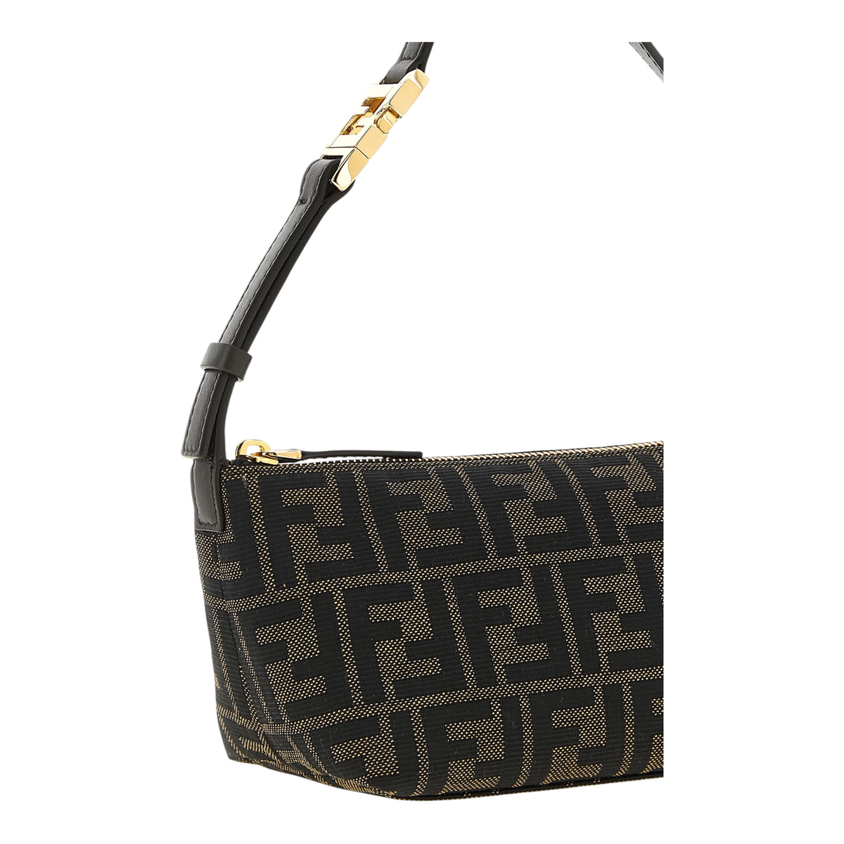 Fendi Vanity Clutch Marrón