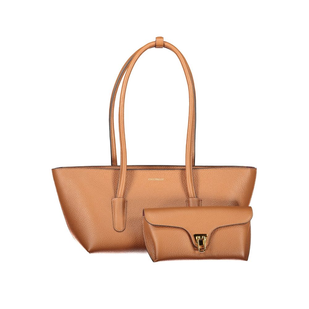 Coccinelle Brown Double Beat Bag