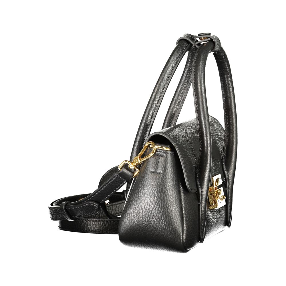 Coccinelle Black Mini U4K C-Me Lock Bag