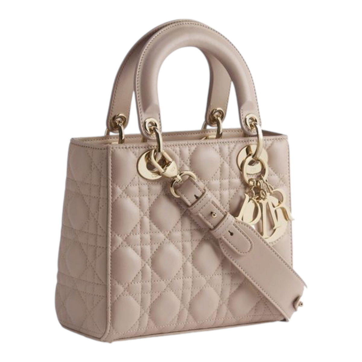 Dior Lady Dior Bolso Beige