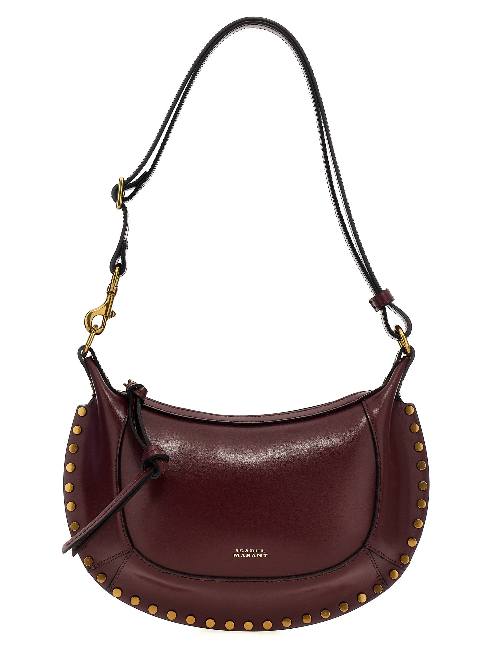 Isabel Marant Bordeaux Oskan Moon Shoulder Bag