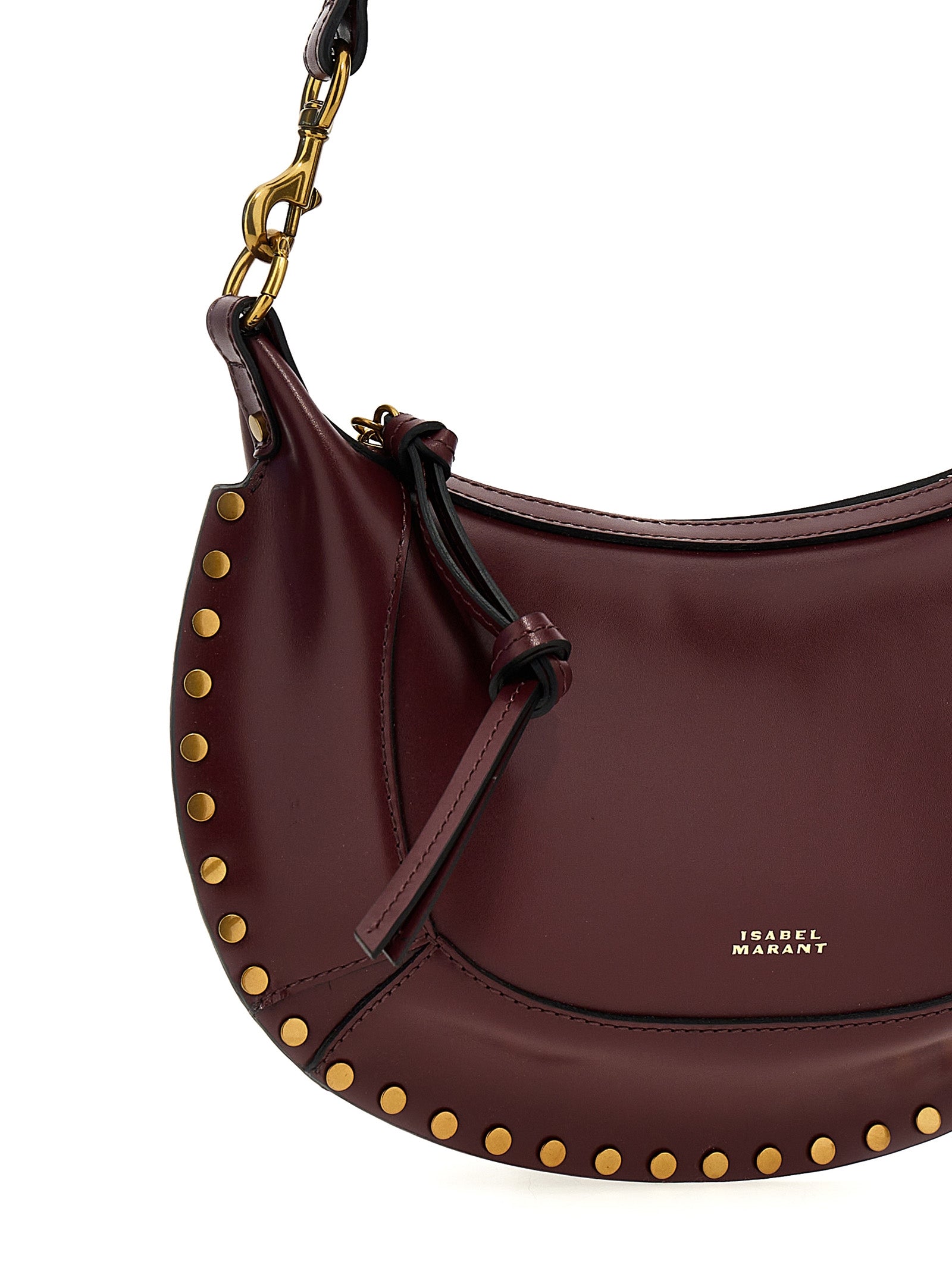 Isabel Marant Bordeaux Oskan Moon Shoulder Bag