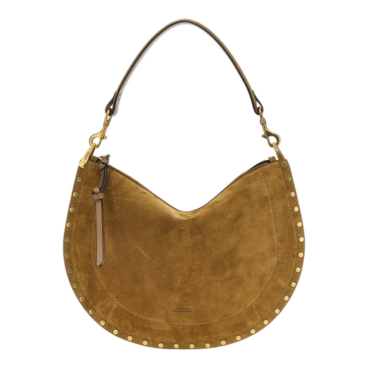 Isabel Marant Oskan Hobo Zipped Shoulder Bag Brown