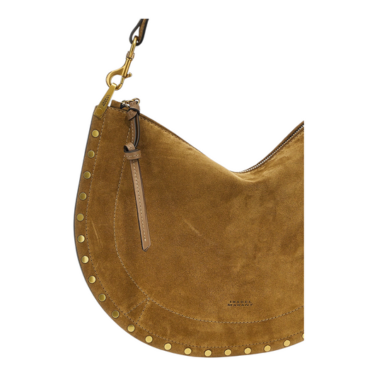 Isabel Marant Oskan Hobo Zipped Shoulder Bag Brown