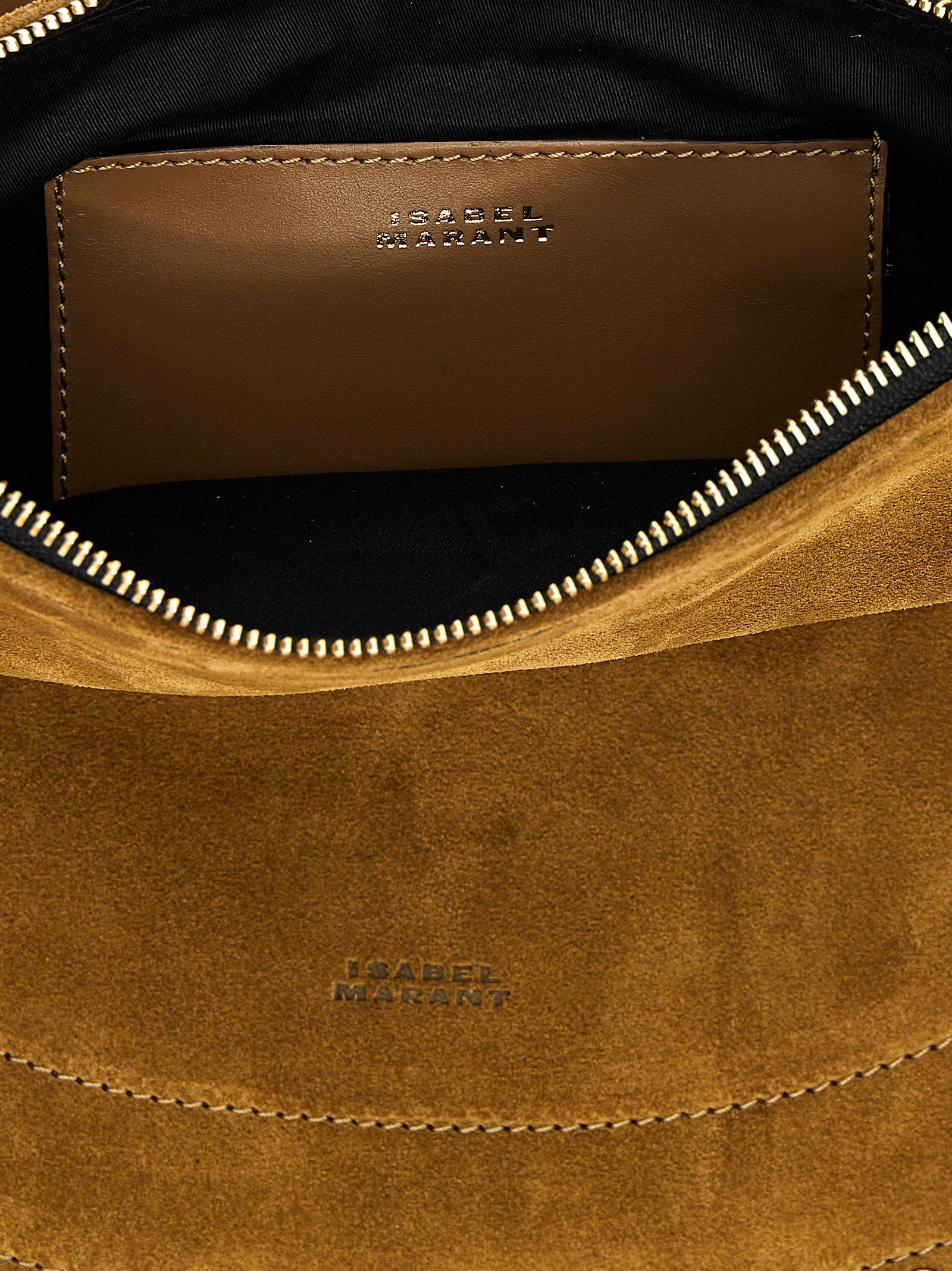 Isabel Marant Brown Oskan Hobo Zipped Shoulder Bag