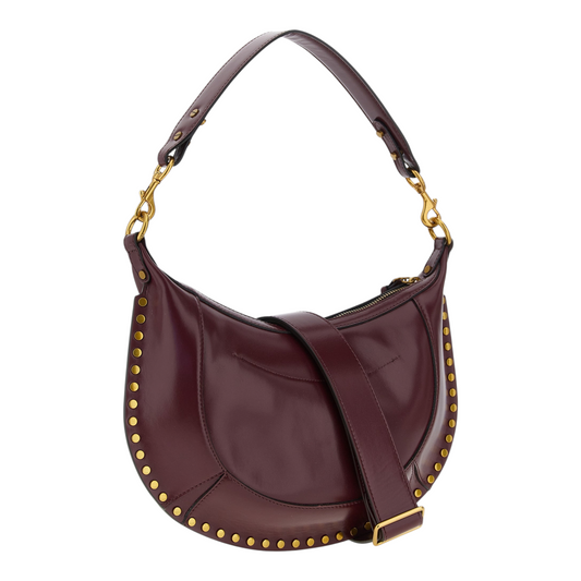 Isabel Marant Naoko Shoulder Bag Red Purple Brown