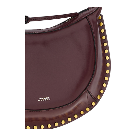 Isabel Marant Naoko Shoulder Bag Red Purple Brown
