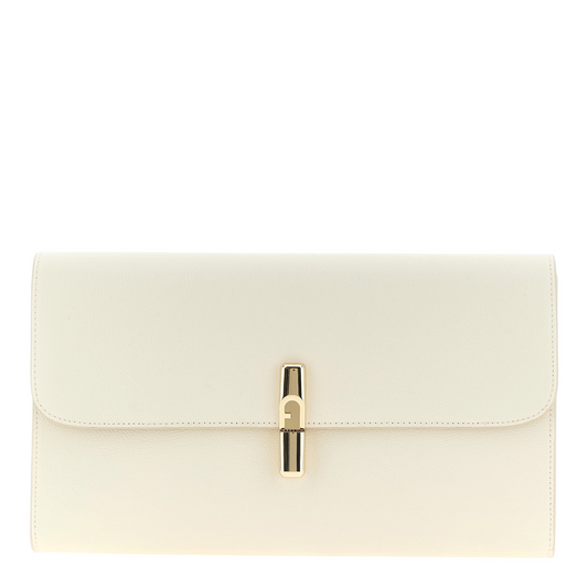Furla Iride Clutch Blanco