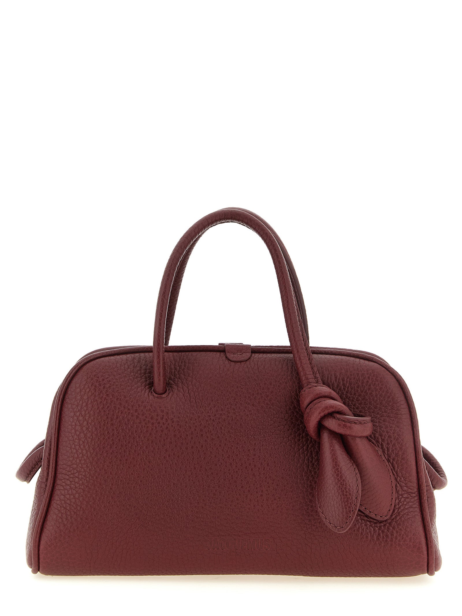 Jacquemus Bordeaux Le Petit Turismo Handbag