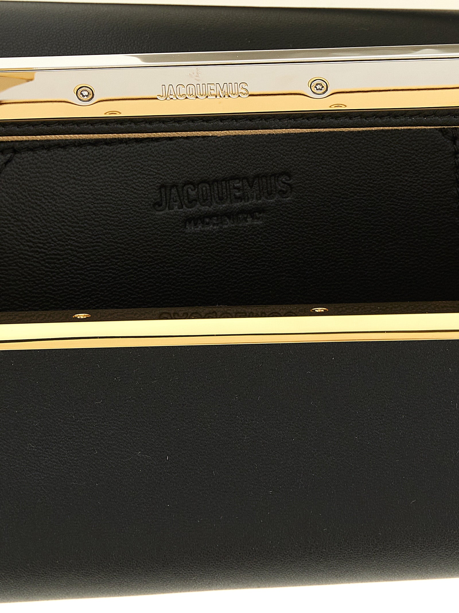 Jacquemus Black La Pochette Salon Clutch Bag