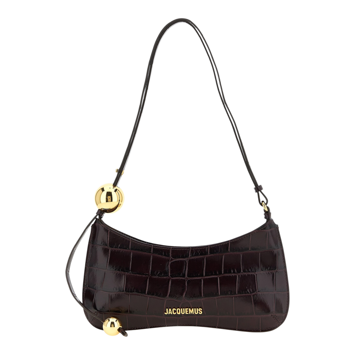 Jacquemus Le Bisou Perle Bolso de Hombro Morado