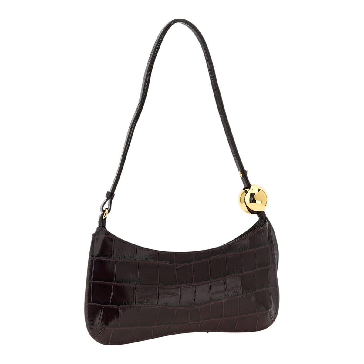 Jacquemus Le Bisou Perle Bolso de Hombro Morado