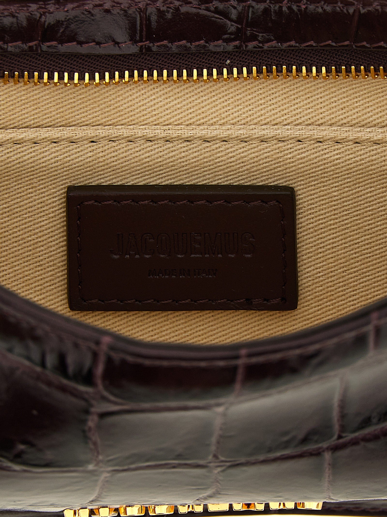 Jacquemus Bordeaux Le Bisou Perle  Shoulder Bag