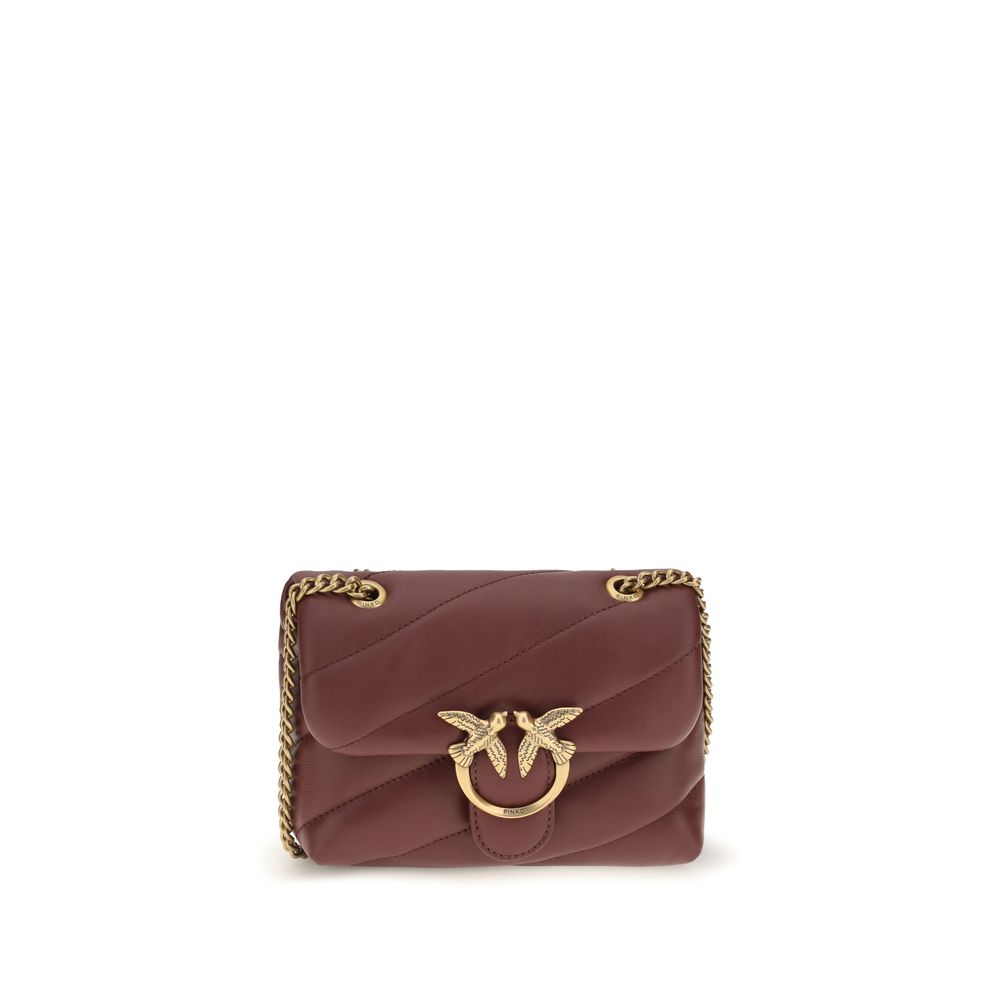 PINKO Bordeaux Love Baby Crossbody Bag