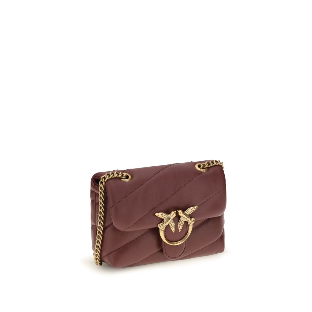 PINKO Bordeaux Love Baby Crossbody Bag