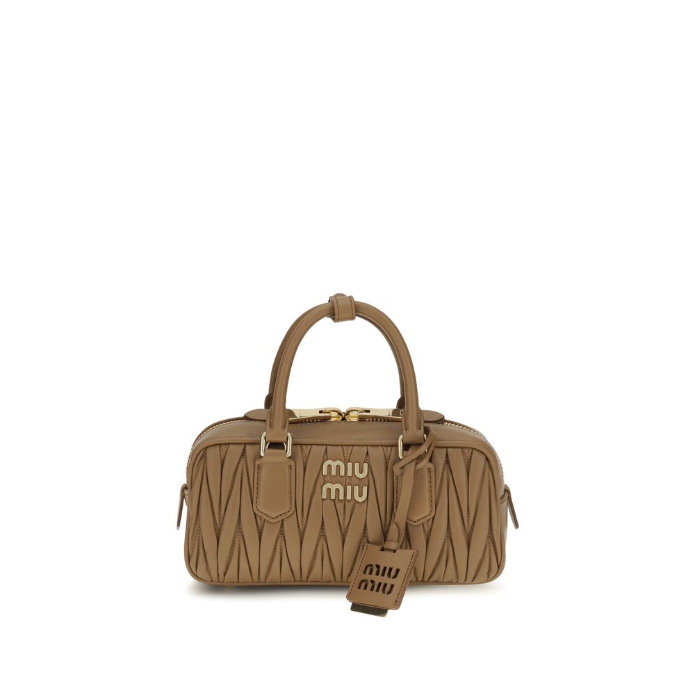 Miu Miu Beige  Arcadie Shoulder Bag