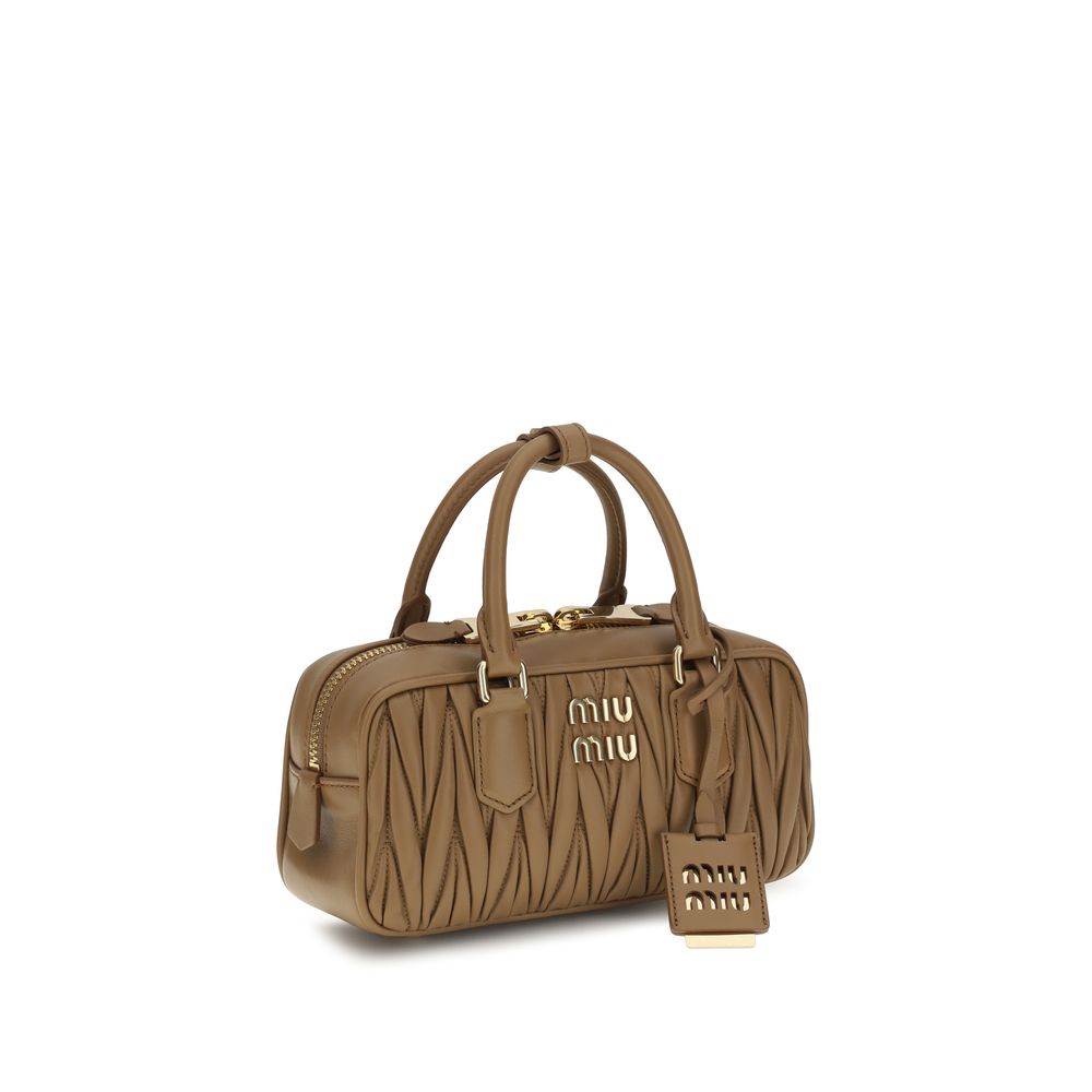 Miu Miu Beige  Arcadie Shoulder Bag
