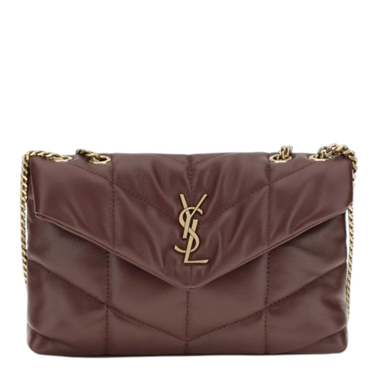 Saint Laurent Puffer Toy Shoulder Bag Red