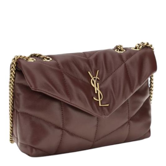 Saint Laurent Puffer Toy Shoulder Bag Red