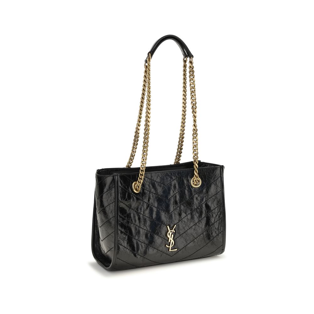 Saint Laurent Black Small Niki Tote Bag