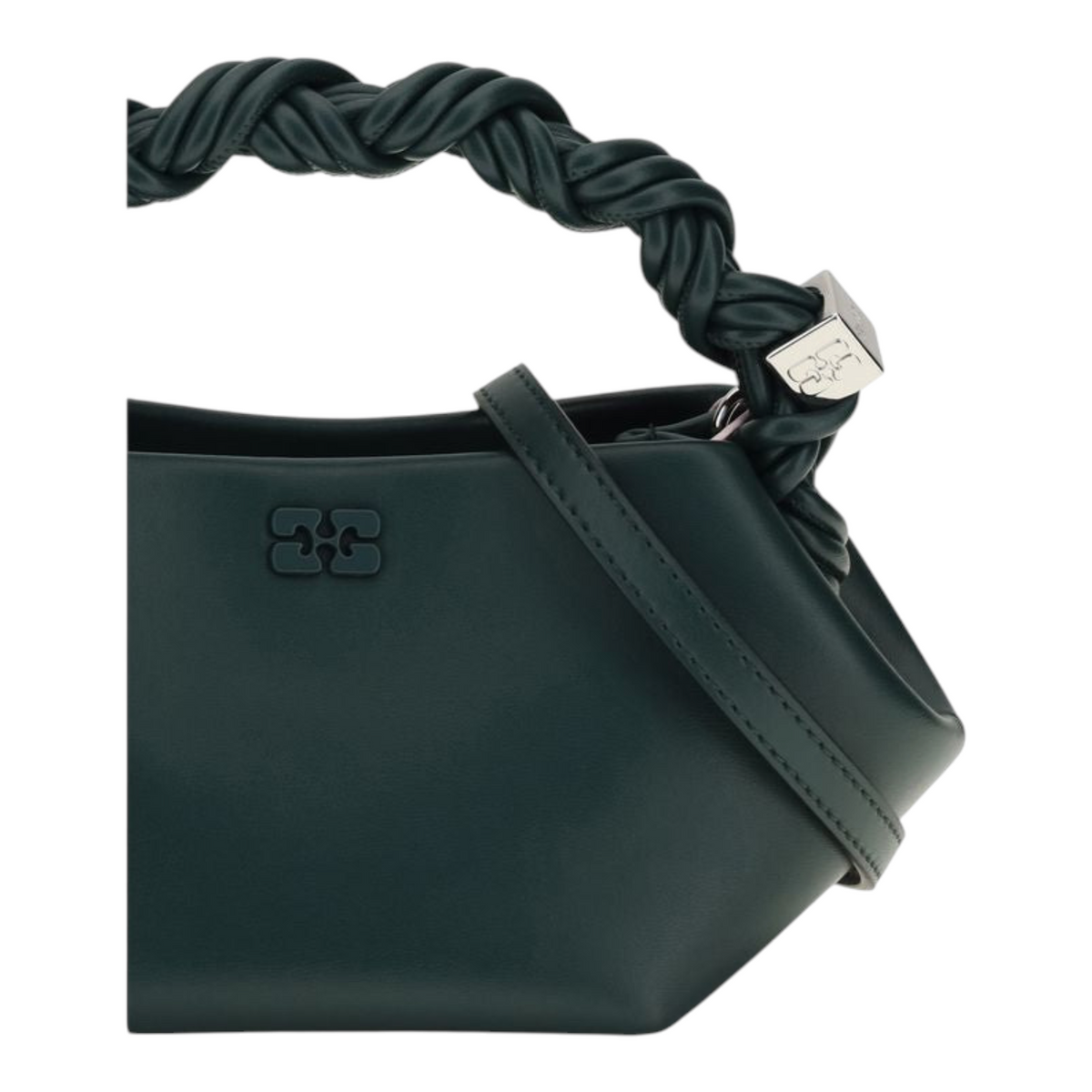 Ganni Mini Bou Bolso Negro