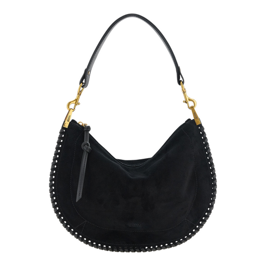 Isabel Marant Oskan Soft Zip Handbag Black