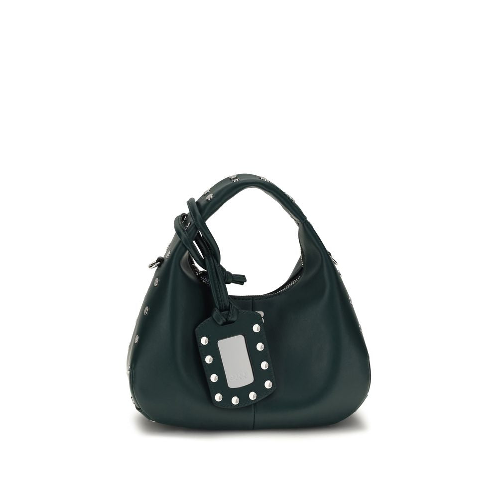 Ganni Black Hobo  Bag