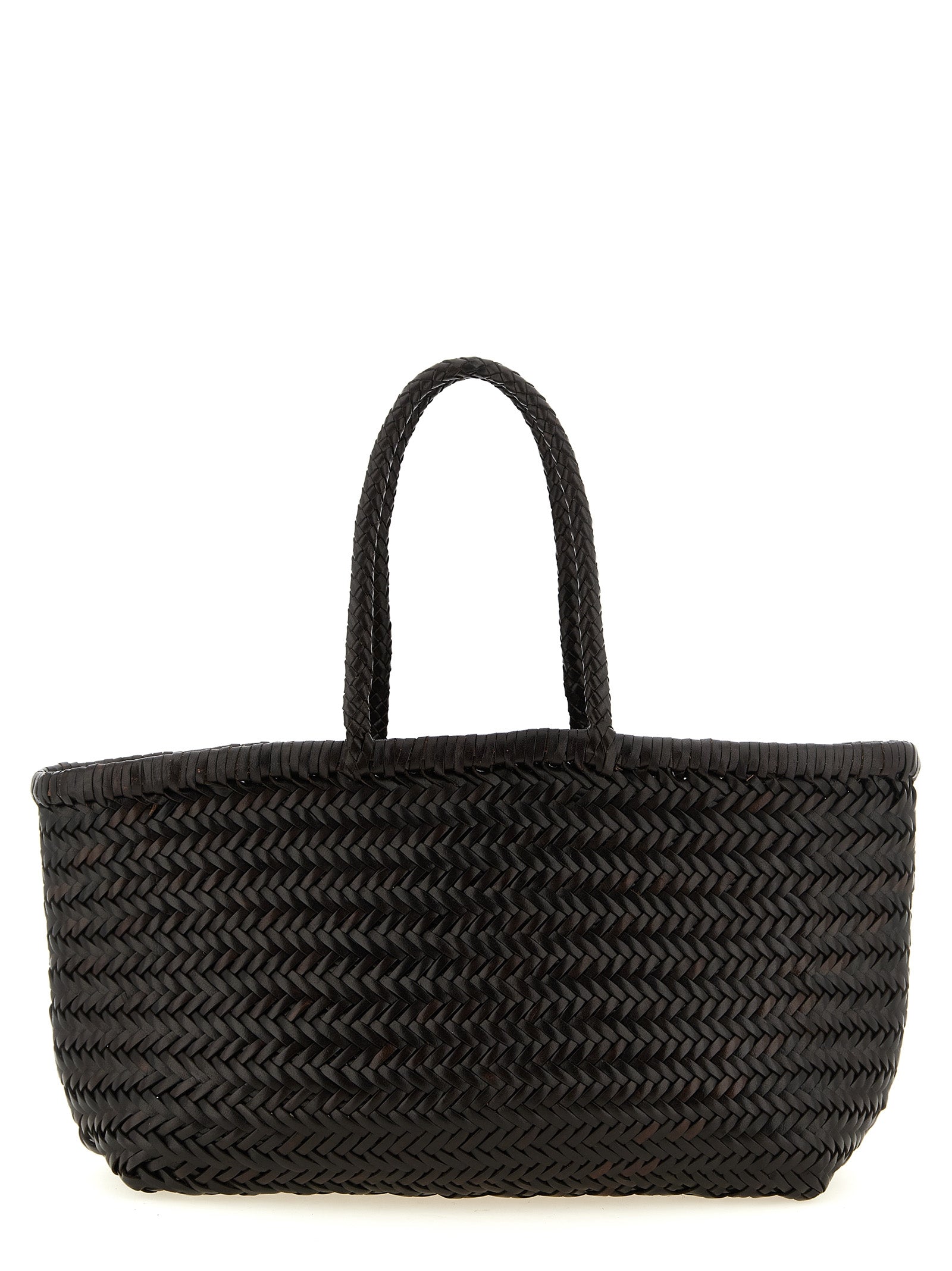 Dragon Diffusion Brown Bamboo Triple Jump Big Handbag