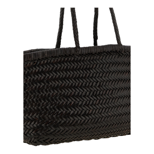 Dragon Diffusion Bamboo Triple Jump Big Bolso de Mano Marrón