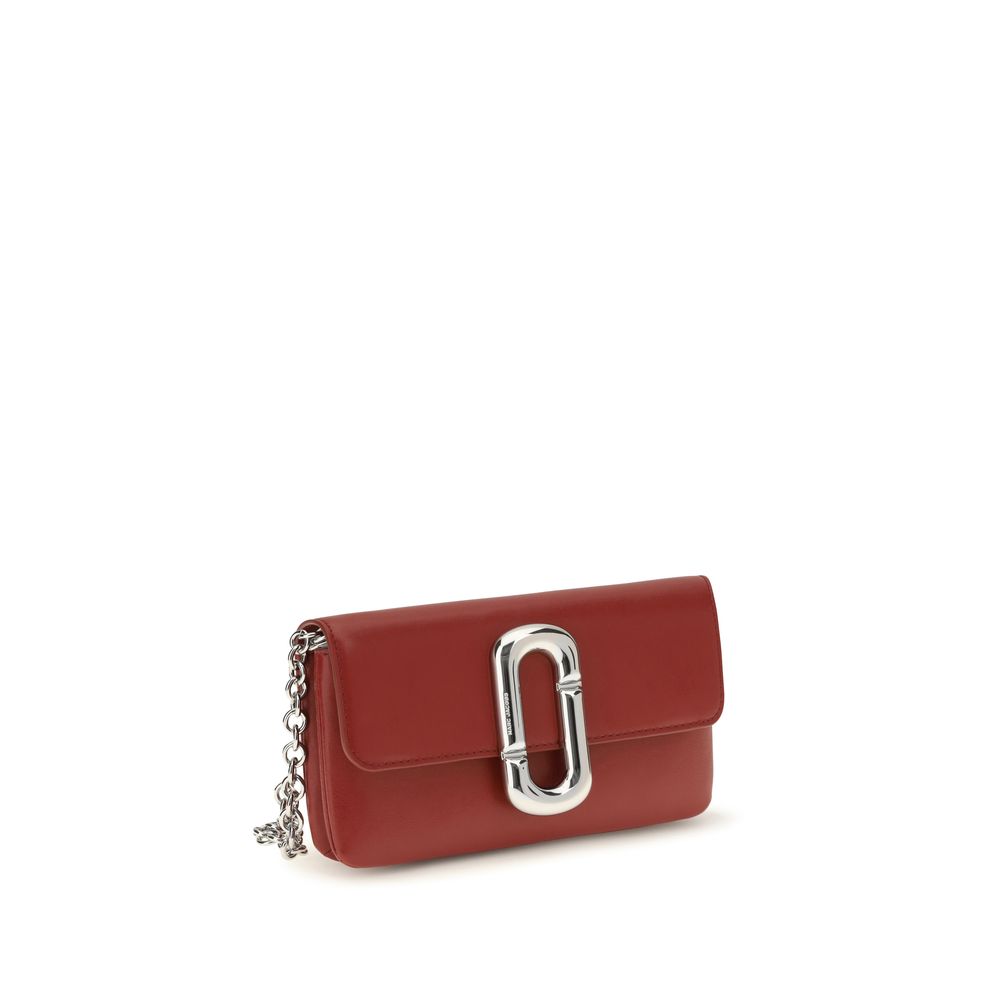 Marc Jacobs Red Snapshot Chain Wallet