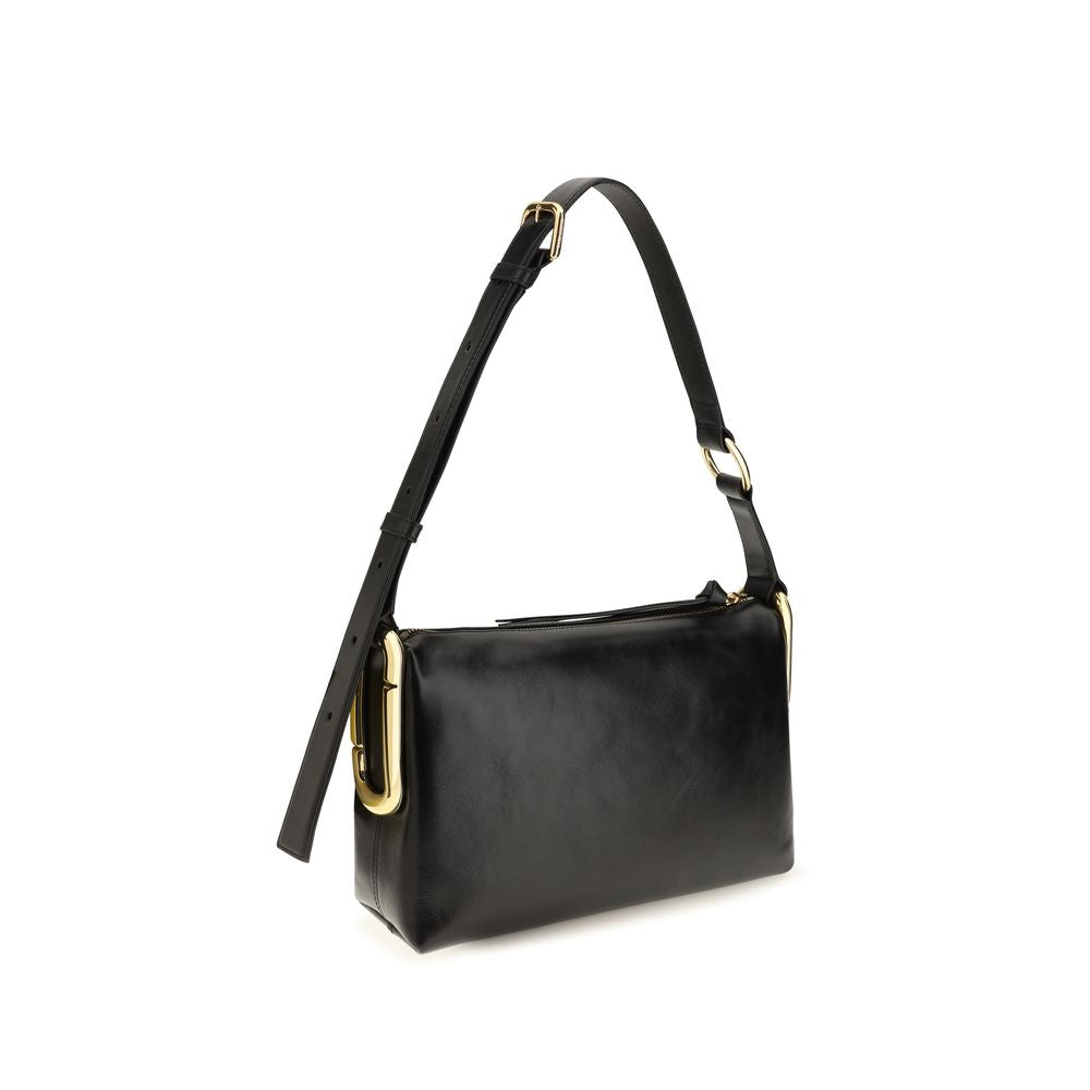 Marc Jacobs Black Juliette Messenger Shoulder Bag