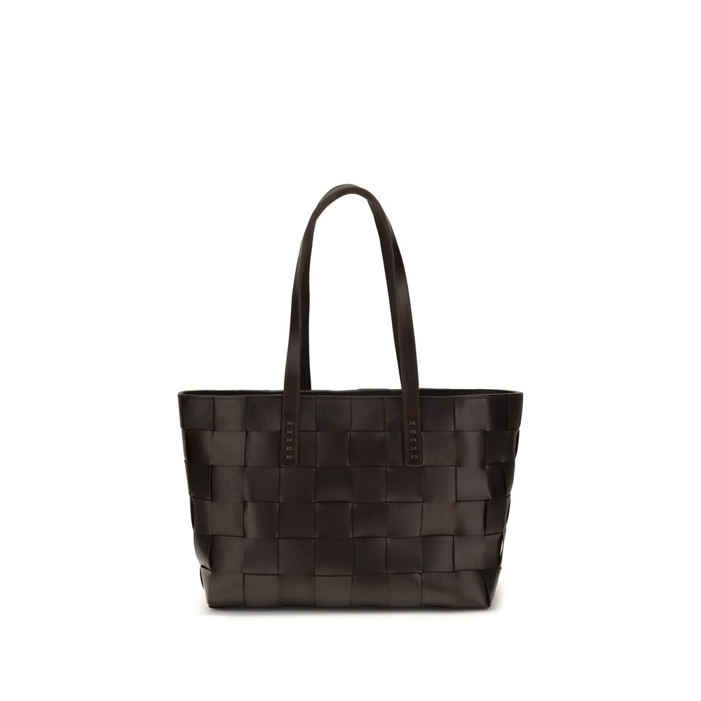 Dragon Diffusion Brown Japan leather Tote Bag