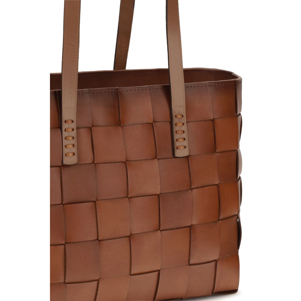 Dragon Diffusion Brown Japan leather Tote Bag