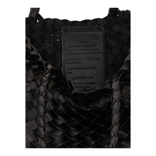 Dragon Diffusion Santa Croce Handbag Geometric Black