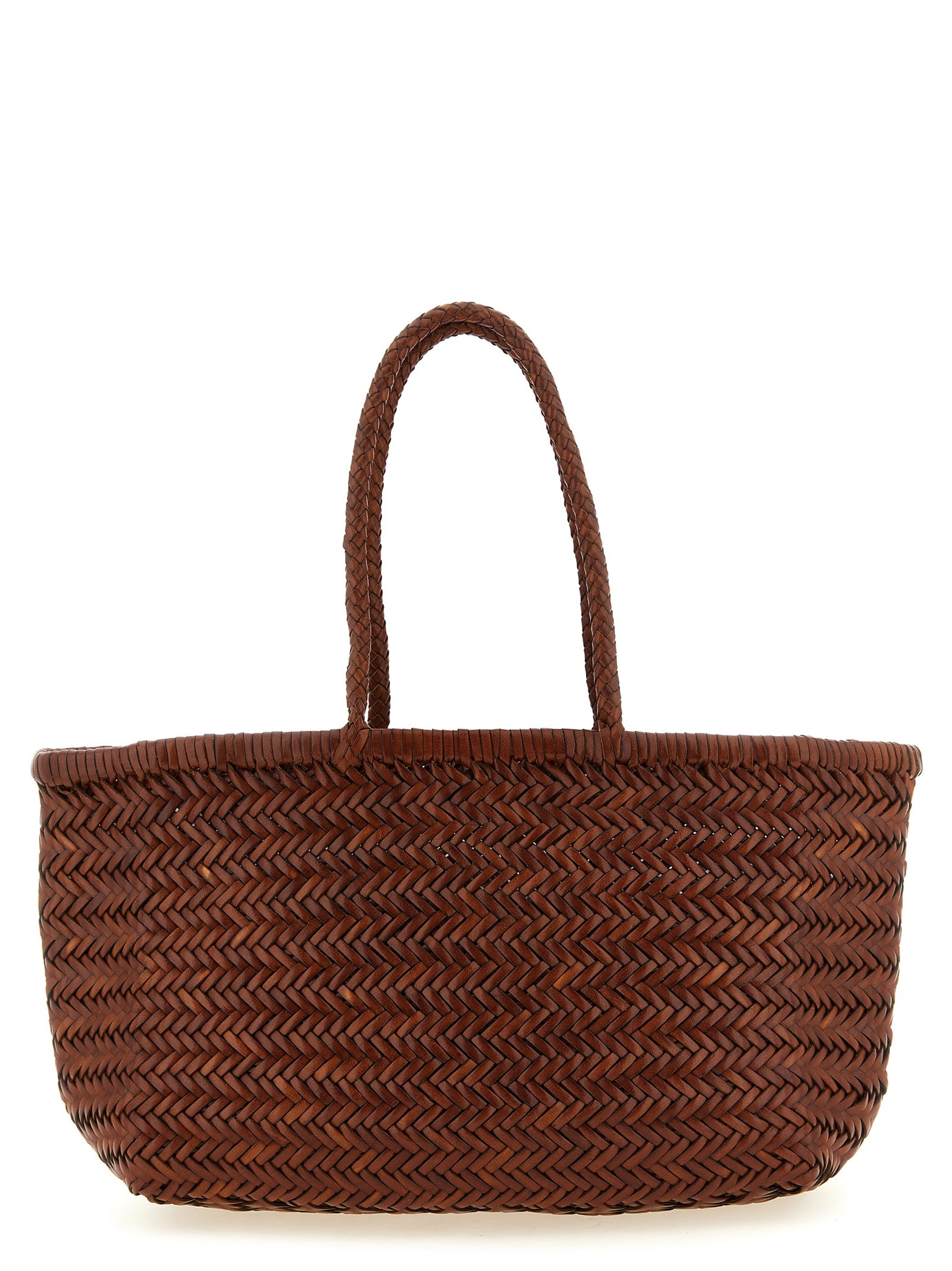 Dragon Diffusion Brown Bamboo Triple Jump Shoulder Bag